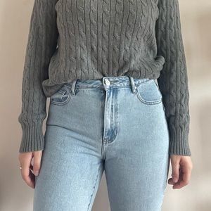 Pacsun light wash mom jean